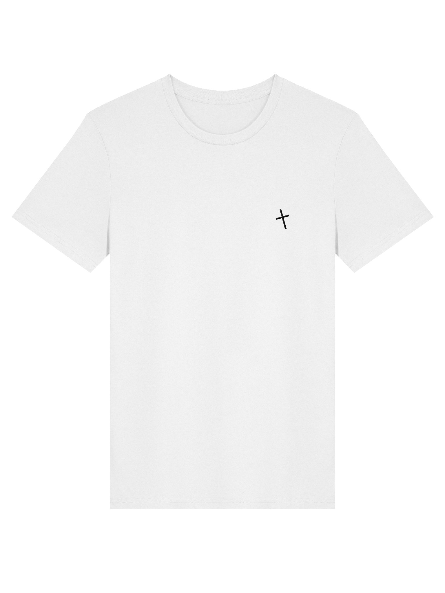 Cross White Tee Embroidered product image (1)