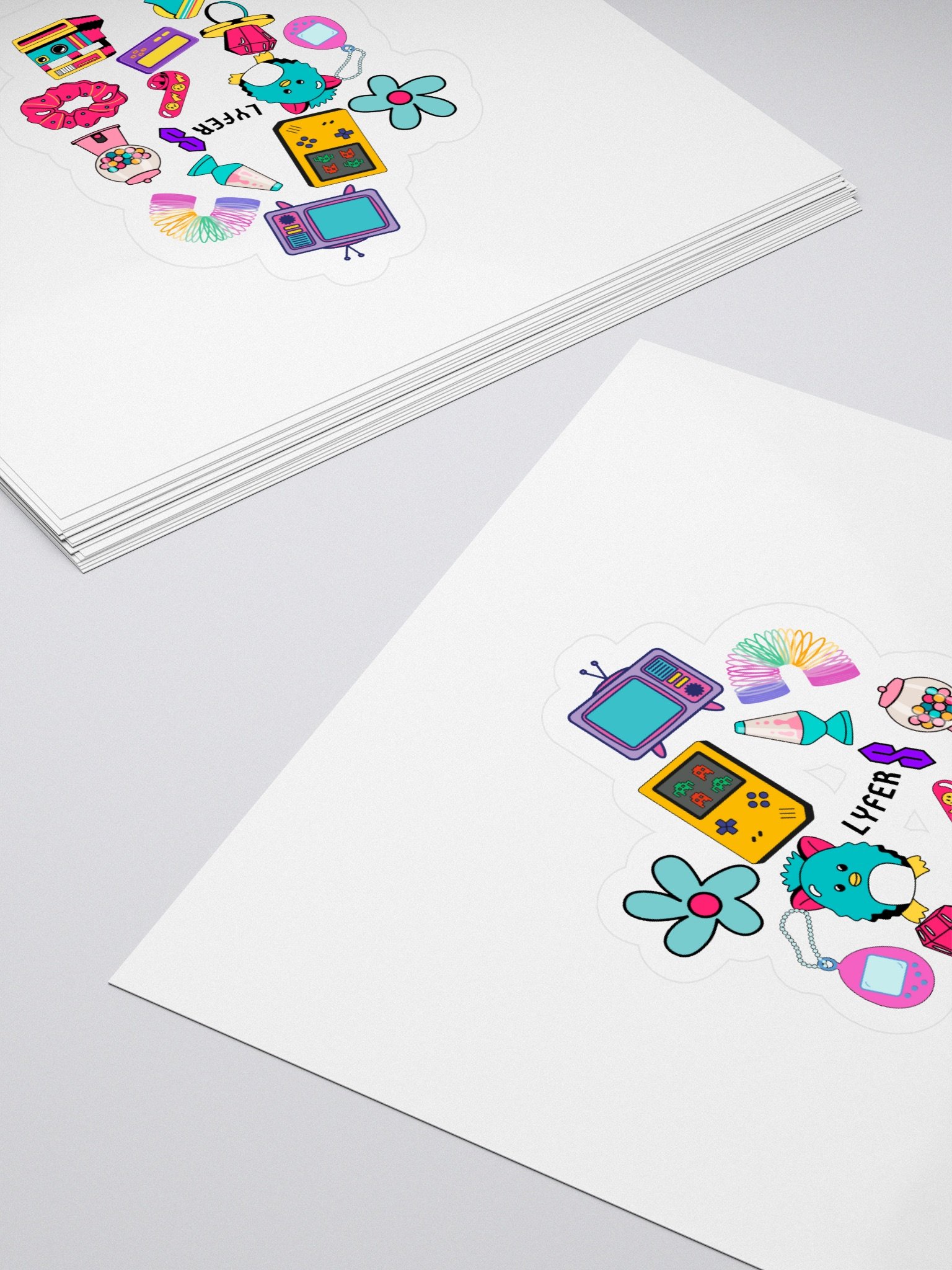 lyfer sticker retro product image (4)