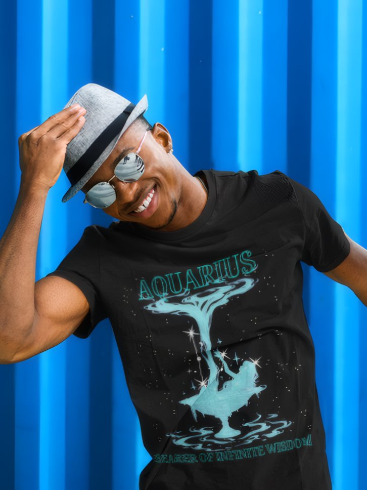 Aquarius: Celestial Stream Tee product image (6)