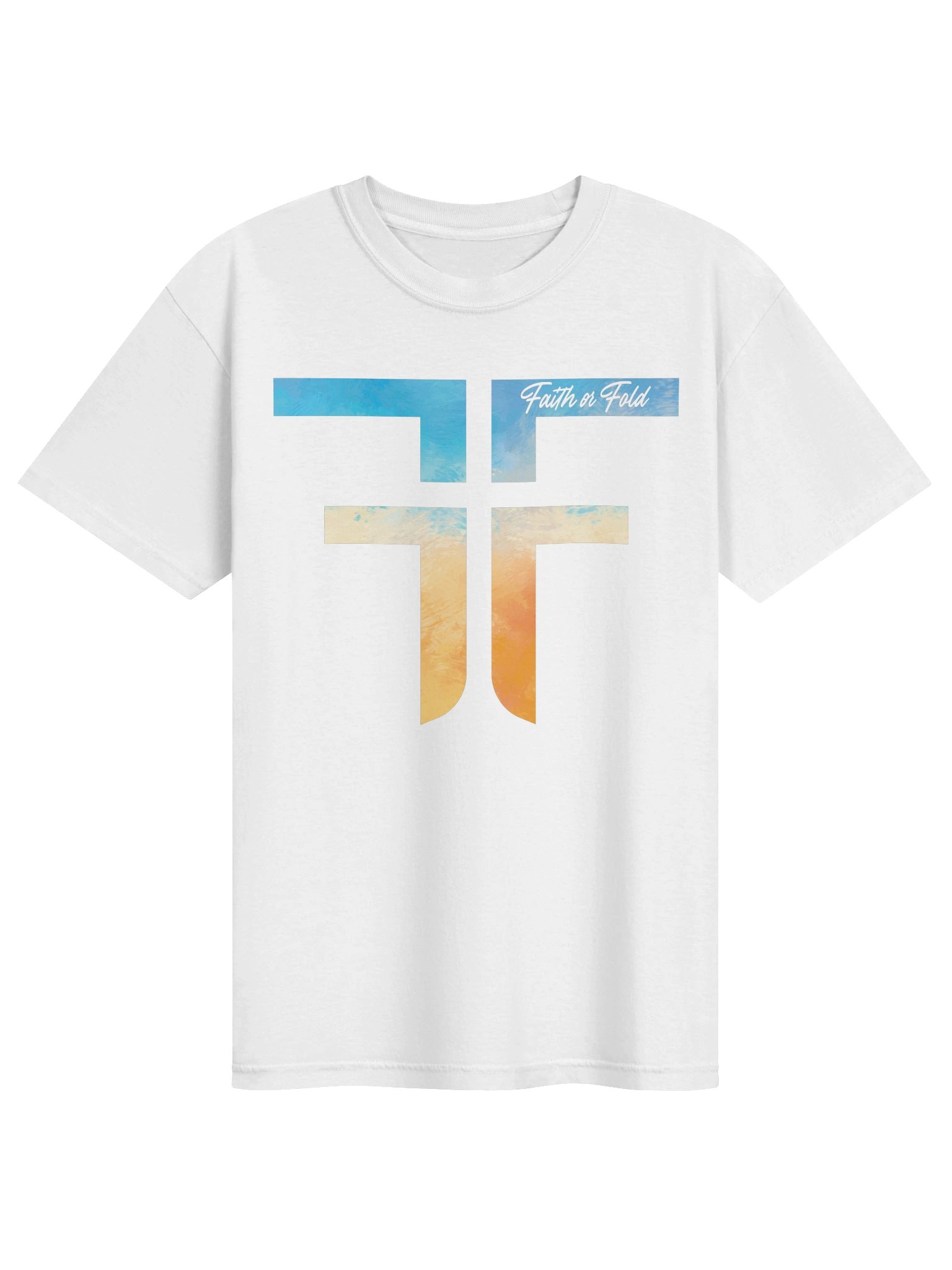 Orange and Blue Logo Shirt product image (1)