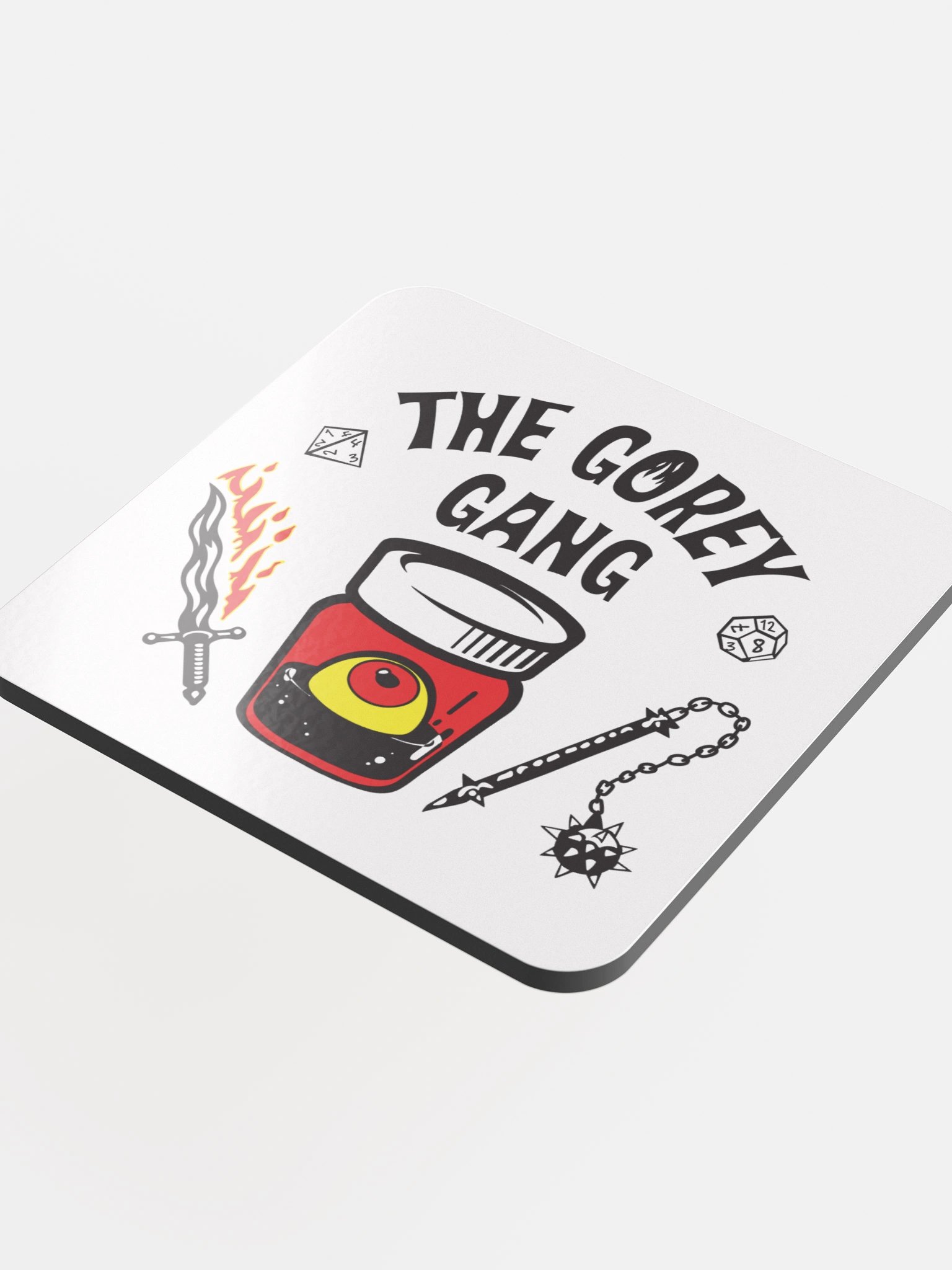 DnD Gang - Glossed Cork Coaster product image (4)
