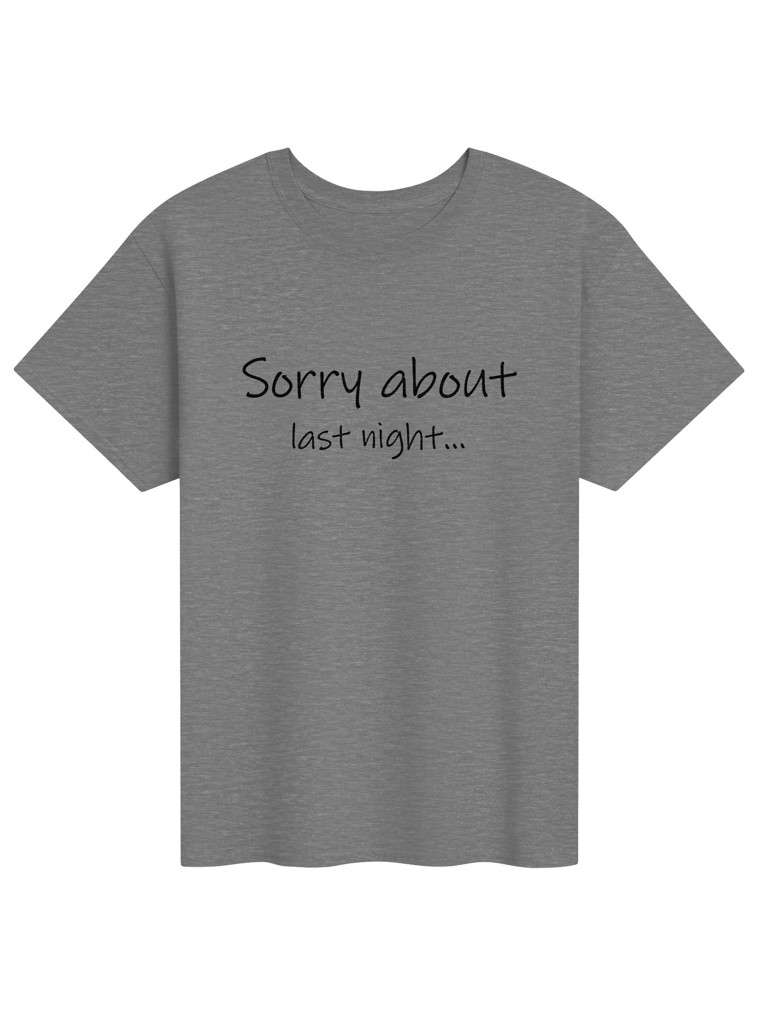 Sorry About Last Night Heavyweight Tee product image (7)