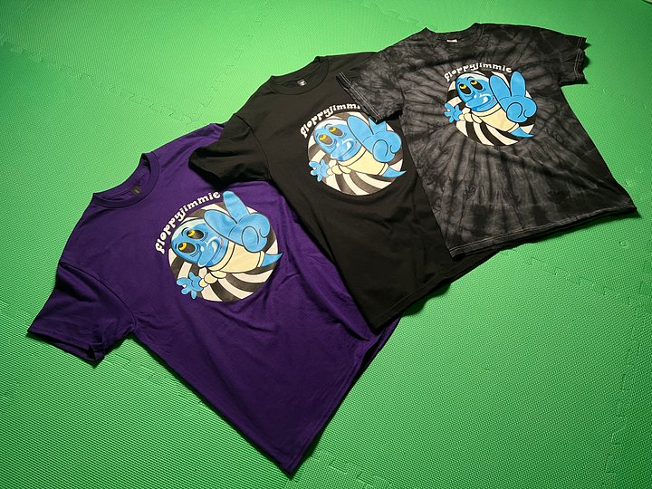 "Blue Guy 2" Limited Tee!! BLACK / PURPLE / TIE DYE product image (1)