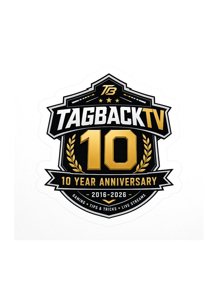 10th Kiss Cut Sticker product image (1)