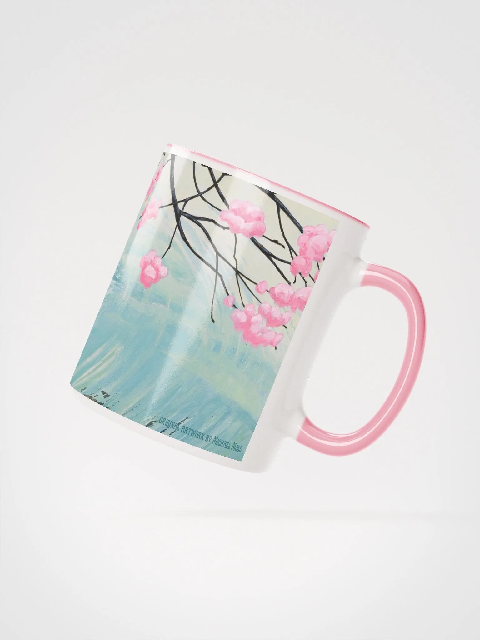 Tranquil Swan Lake Ceramic Mug product image (2)