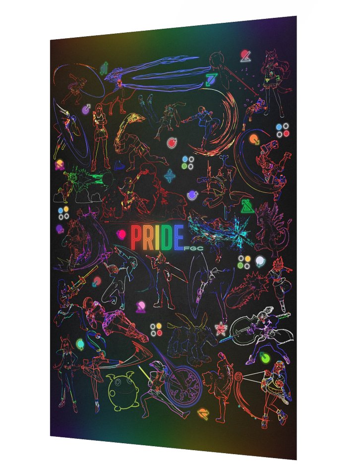 PRIDEfgc - 2026 Poster (Dark) product image (2)