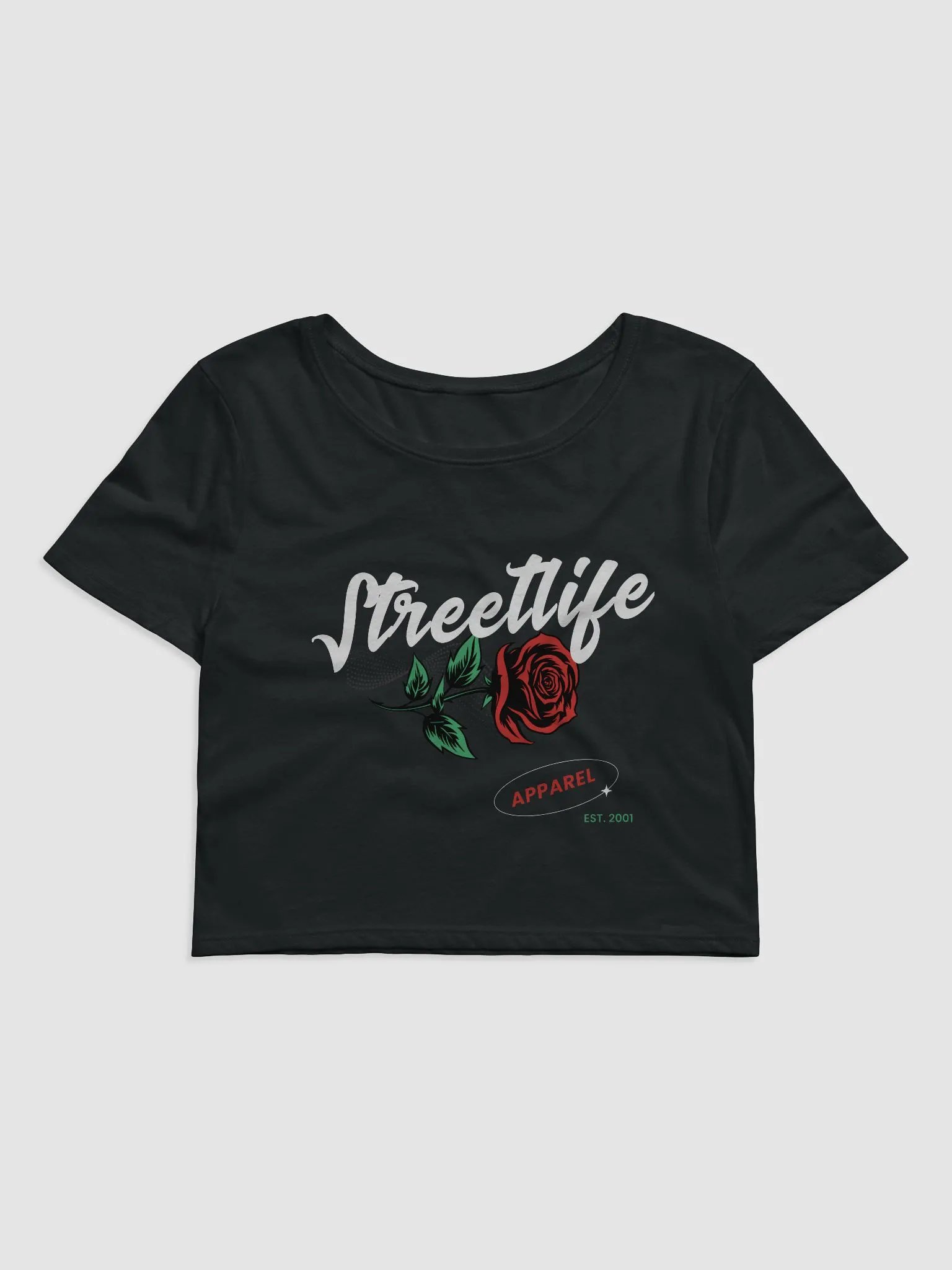 Streetlife Rose Logo Cropped Tee product image (1)