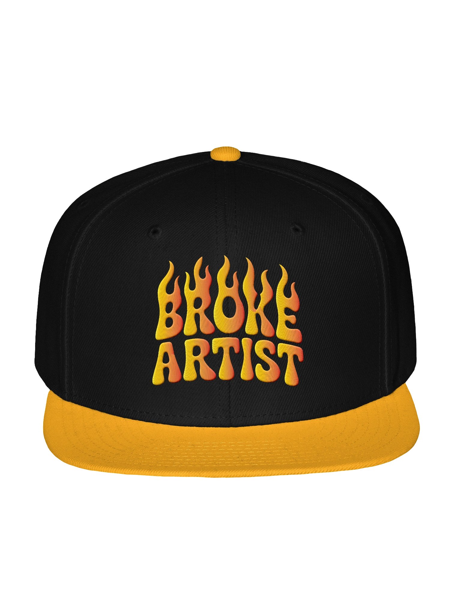 Flaming Broke Artist Snapback product image (1)