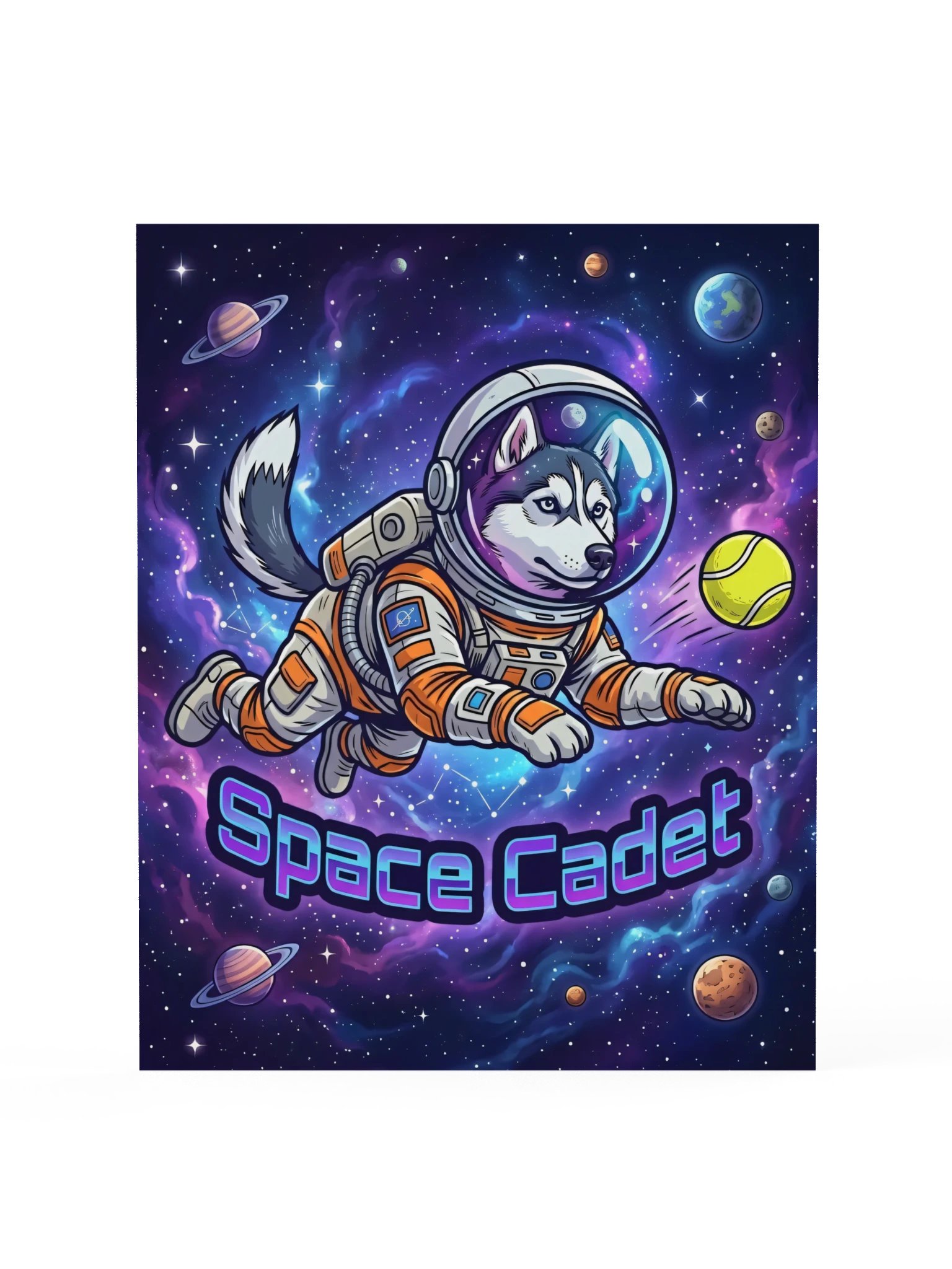 Space Cadet Husky Poster product image (15)