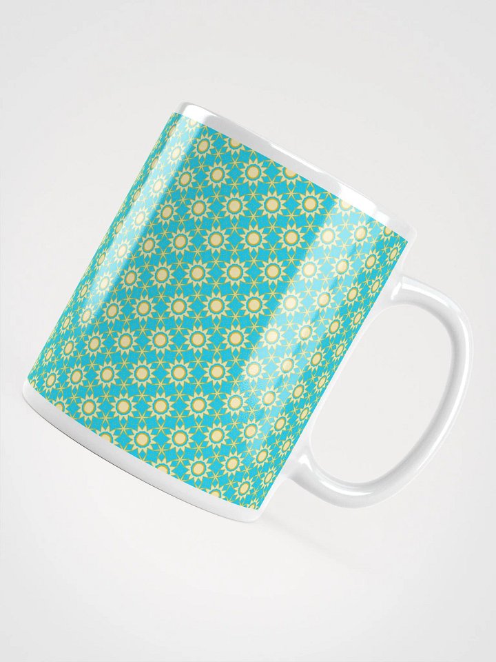Celestial Sun & Stars Seamless Patterned Ceramic Mug product image (1)