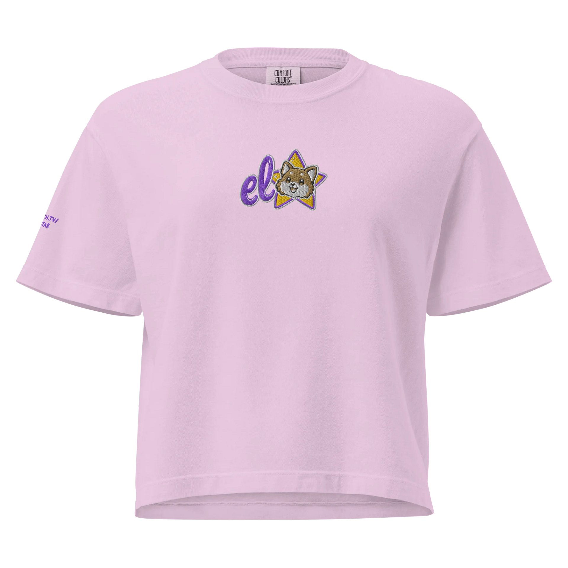 el☆ embroidered boxy tee product image (9)