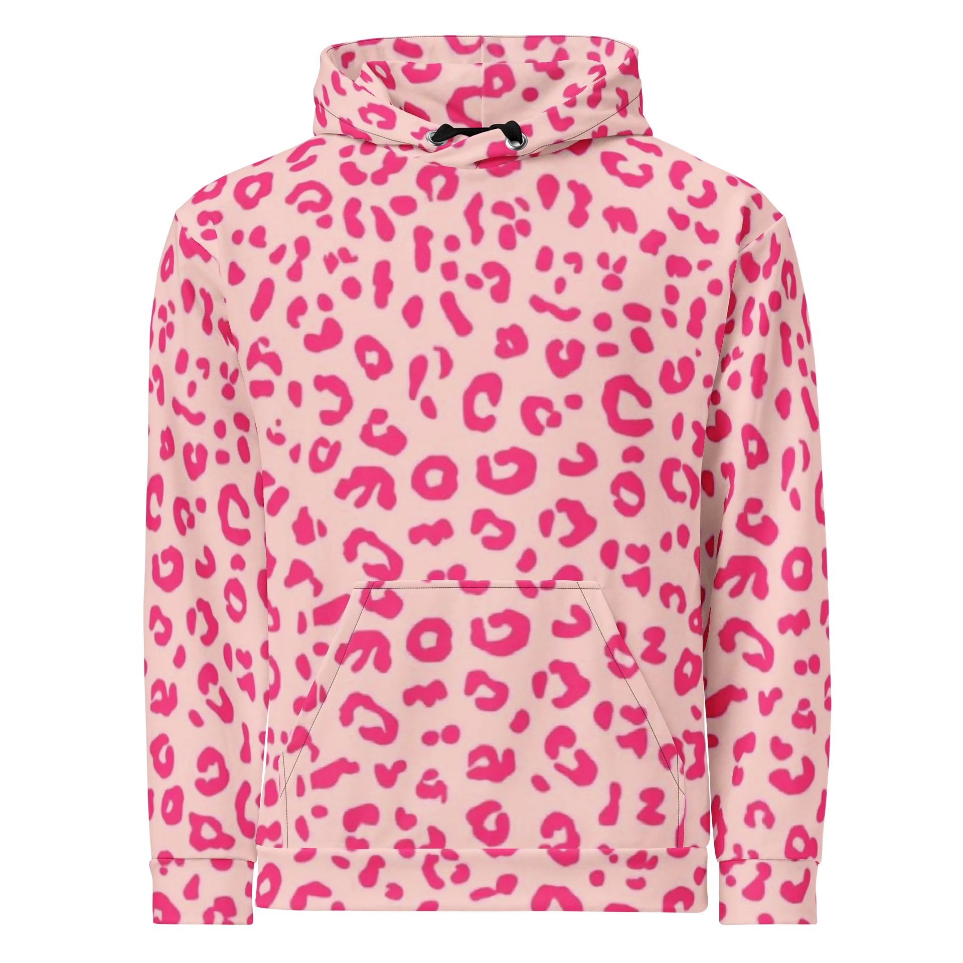 Pink Leopard Print Hoodie product image (1)