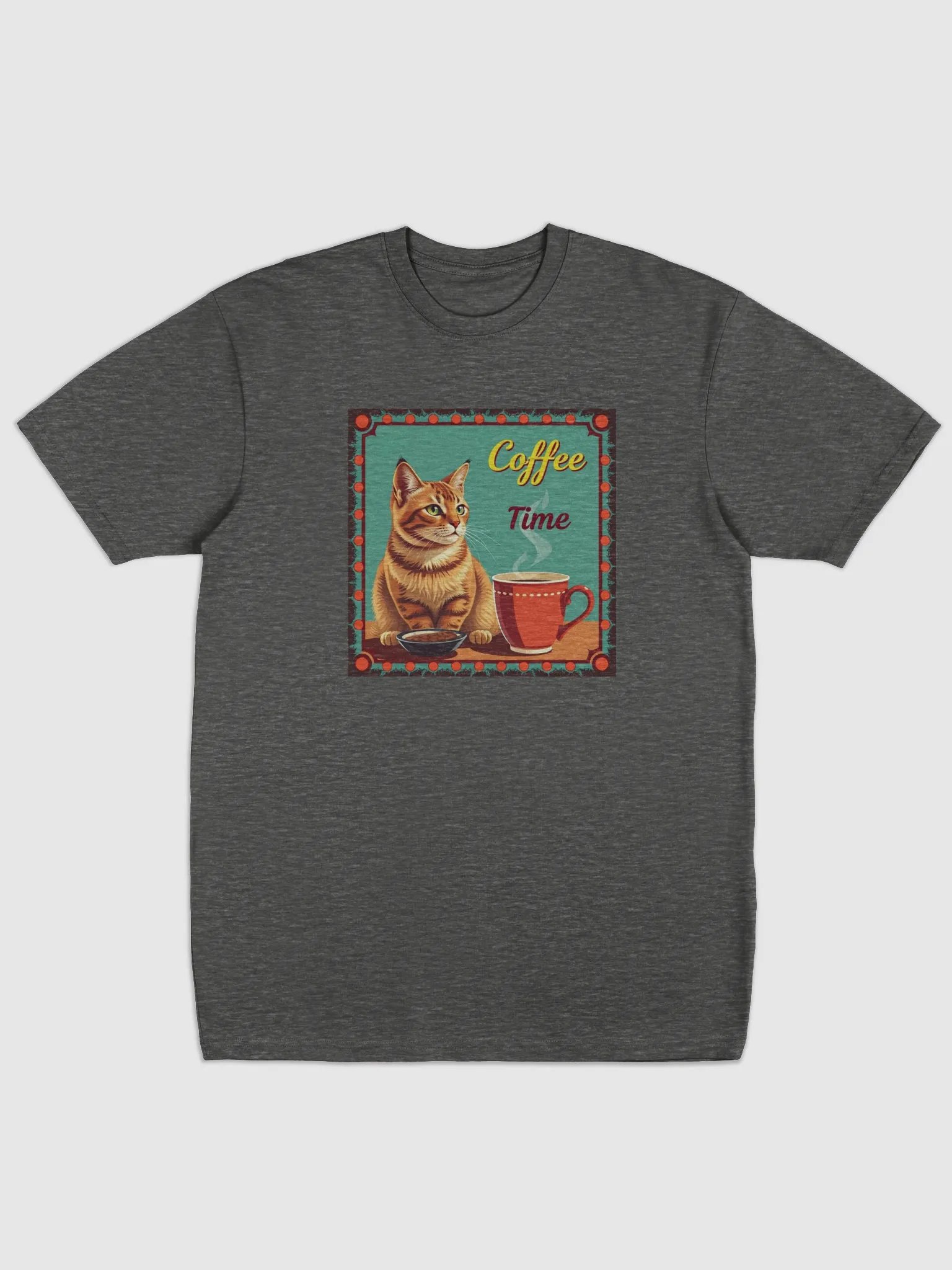Coffee Cat Time Tee product image (15)