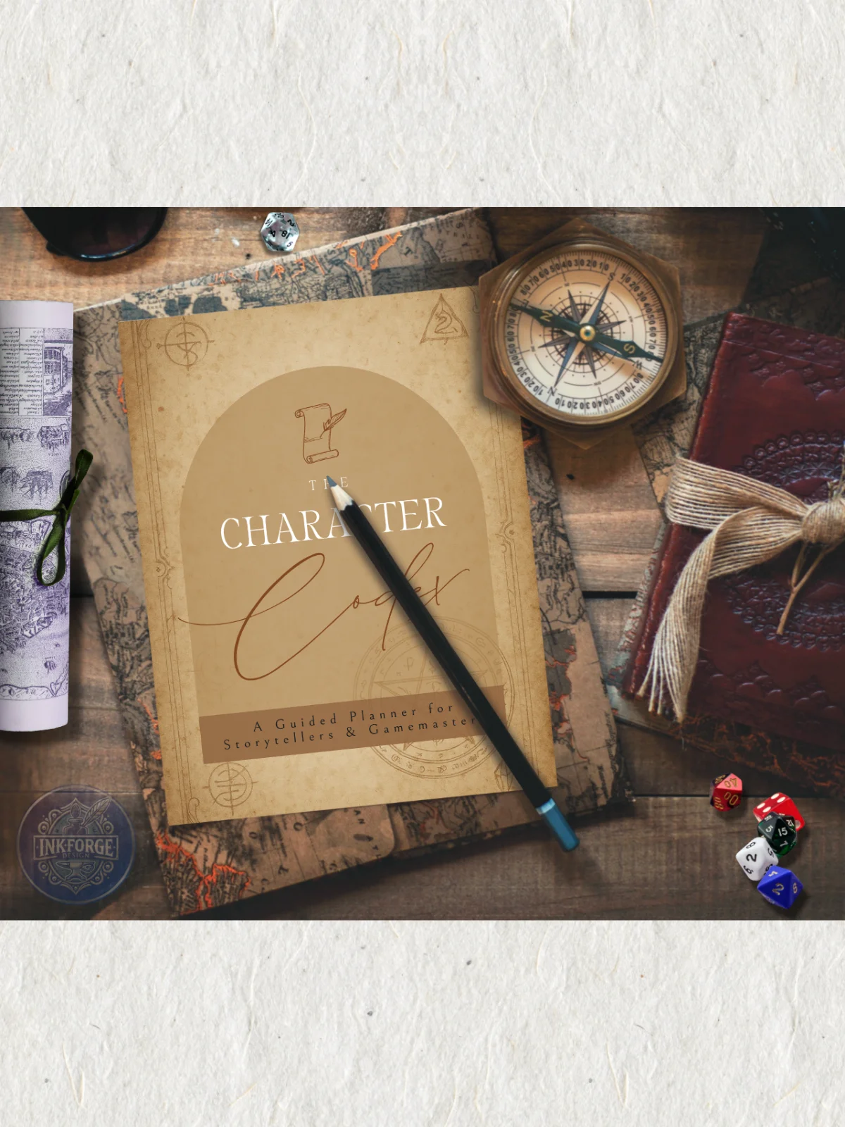 The Character Codex ✯ A Guided Planner for Storytellers & GMs product image (1)