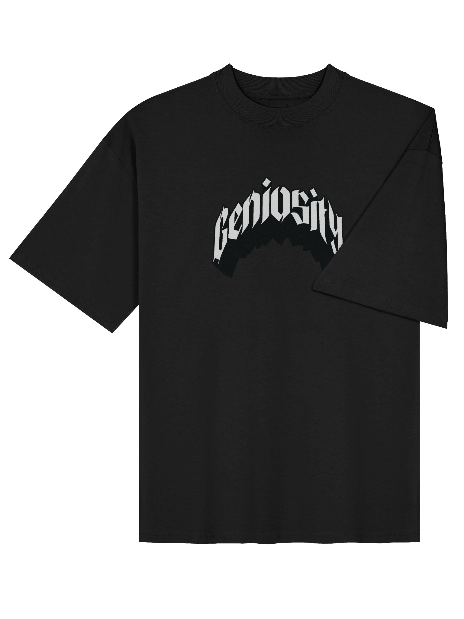 GENIOSITY White Oversized Tee product image (17)