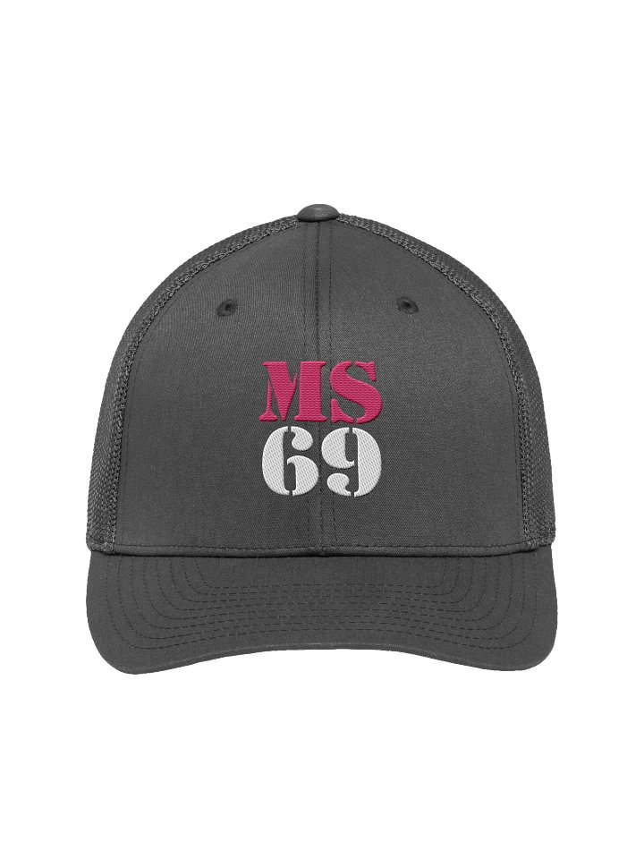 MS69 - Flexfit Trucker Hat Pink/White product image (1)