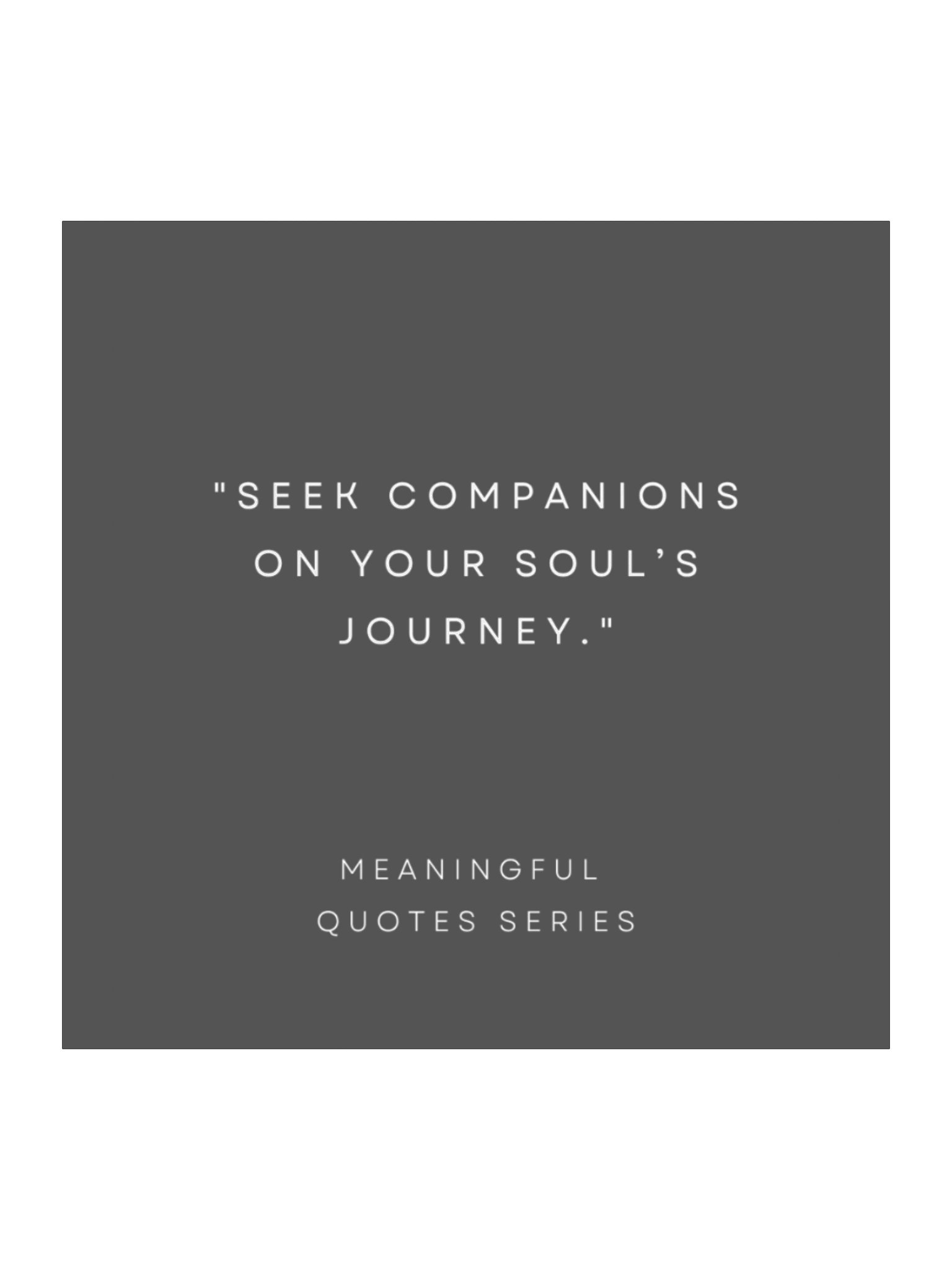 Seek Companion In Soul's Journey . product image (1)