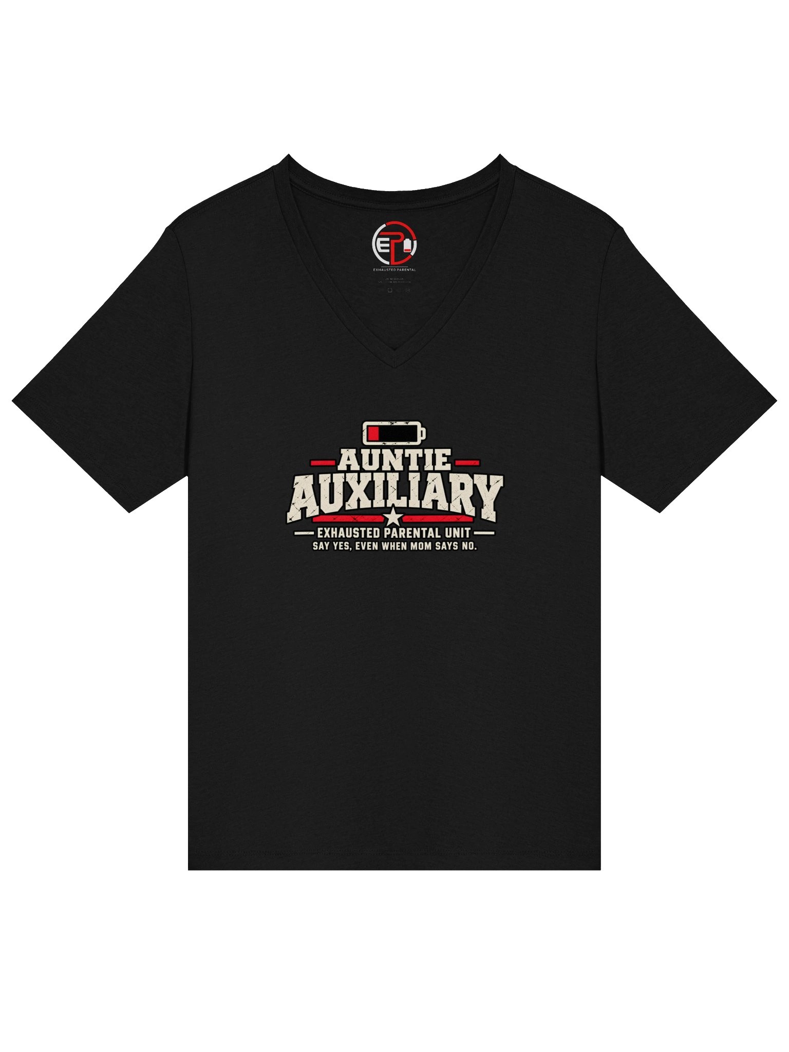 Auntie Auxiliary Women's V-Neck | Front Graphic product image (1)