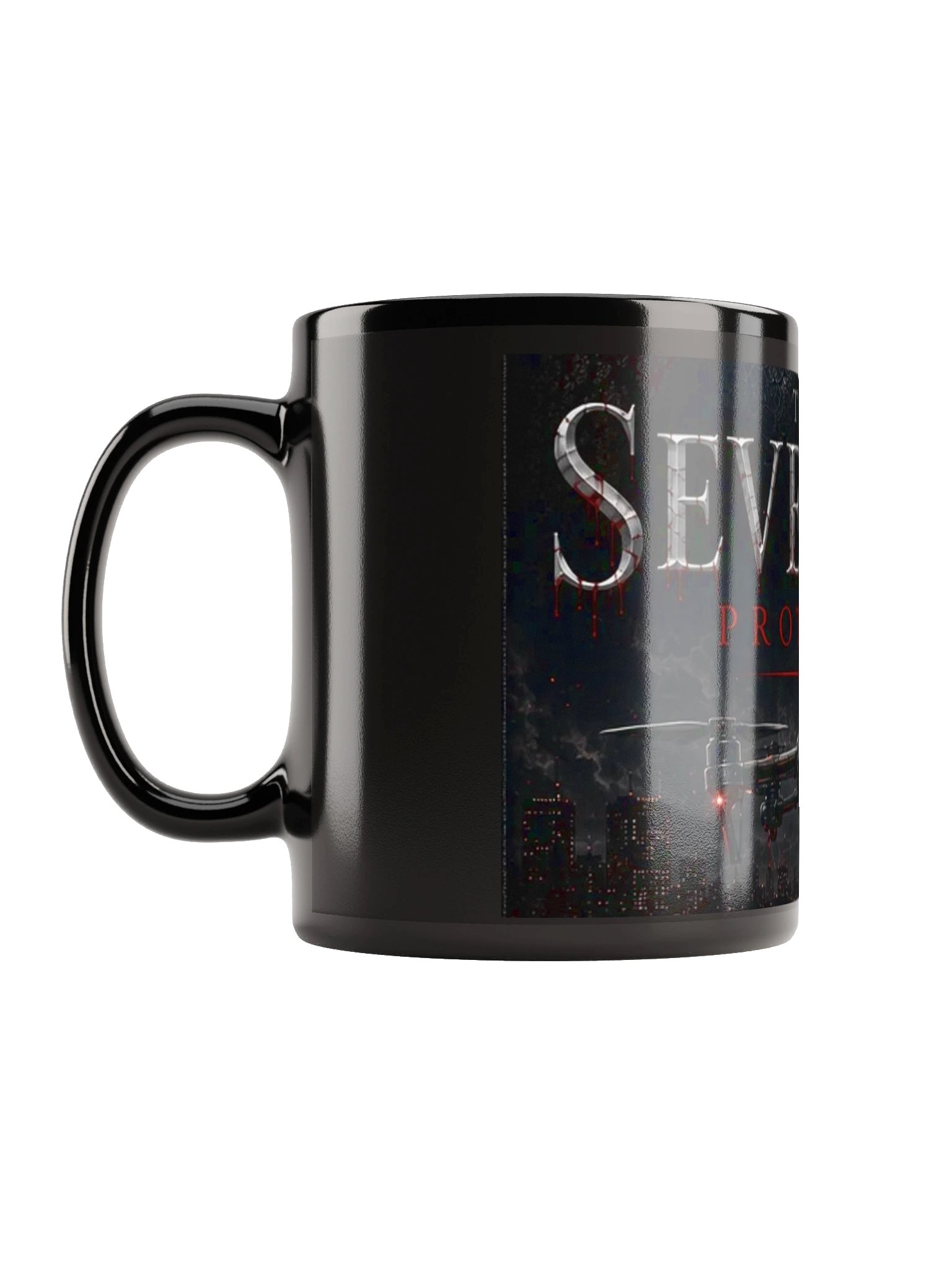 The Severine Protocol — Black Glossy Mug product image (7)