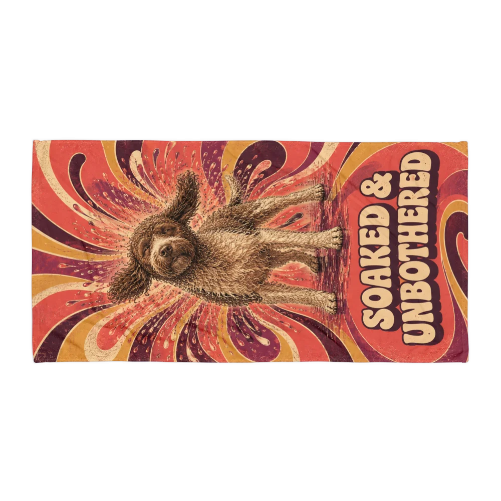 Soaked & Unbothered Beach Towel product image (2)