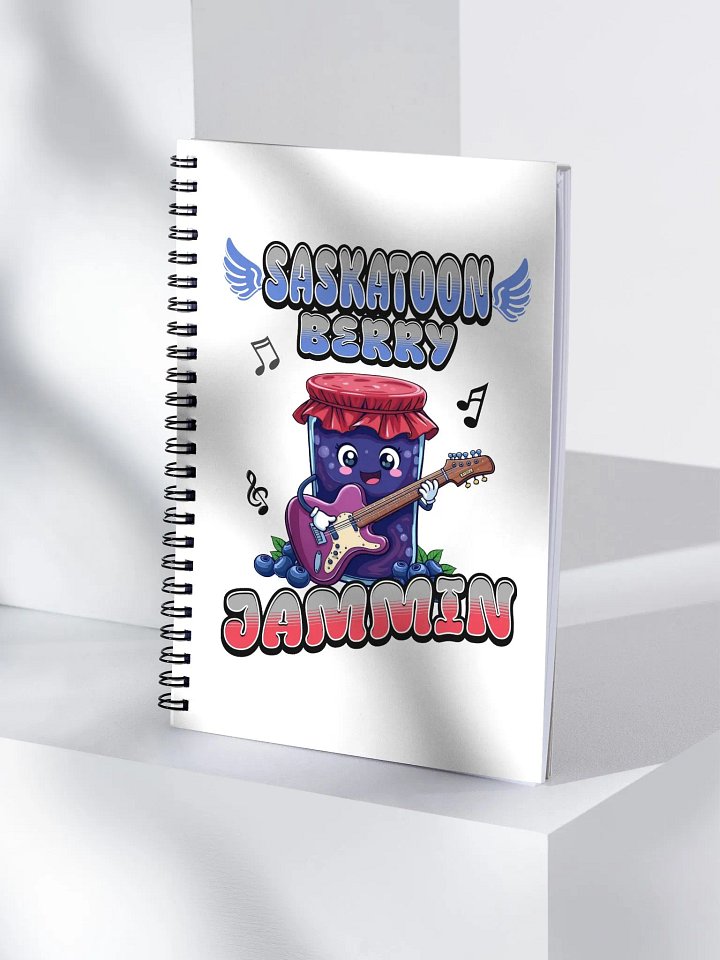 Saskatoon Berry Jammin Spiral Notebook product image (1)