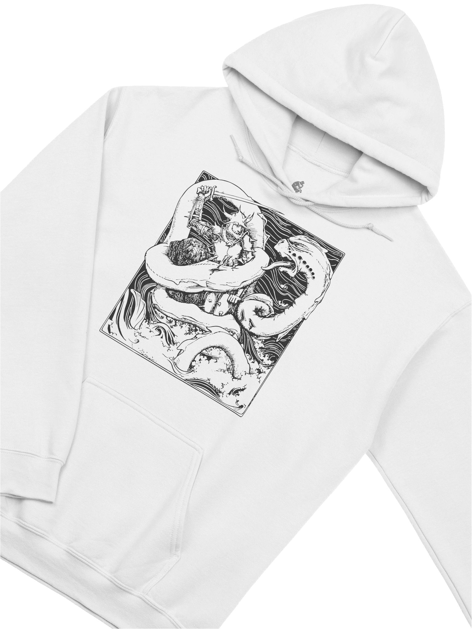 "Medieval Dragon Slayer" Hoodie white product image (3)