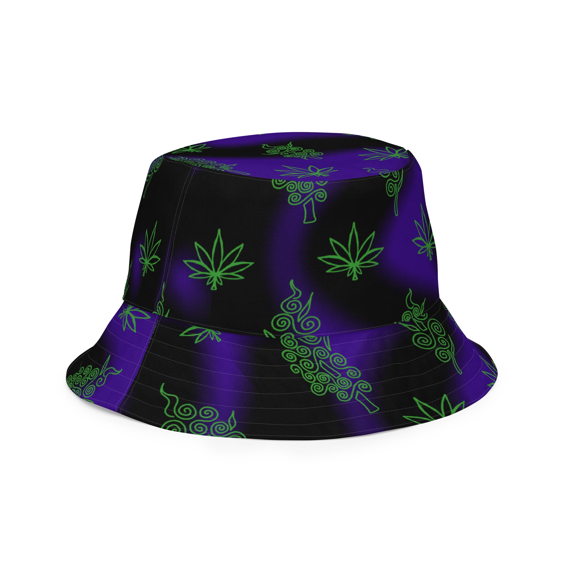Trippy Plant Reversable Bucket Hat product image (3)