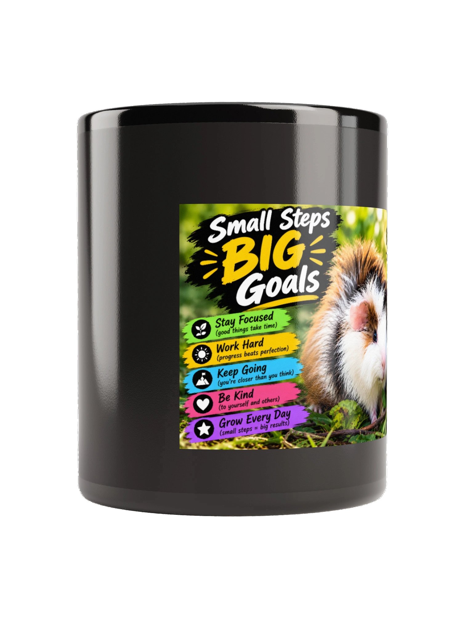 Small Steps Big Goals Guinea Pig Mug product image (3)