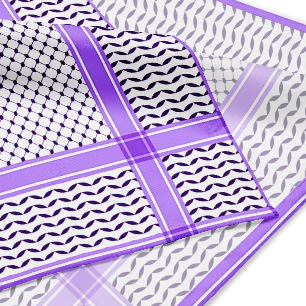 Aesthetic Purple Kufiya Bandana product image (3)