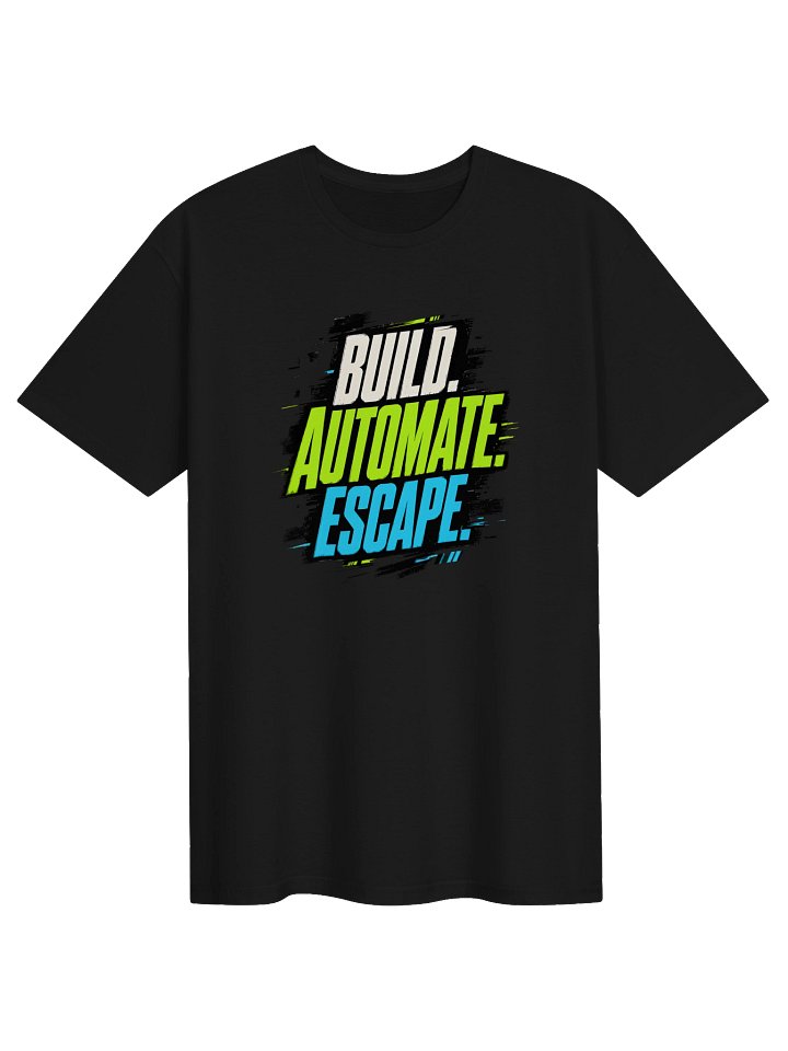 Build Automate Escape - Glitch Tee product image (1)