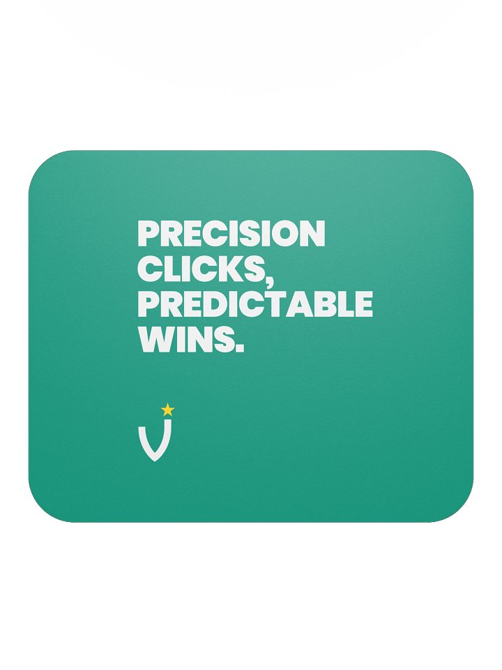 PRECISION CLICKS, PREDICTABLE WINS Classic Mouse Pad product image (1)