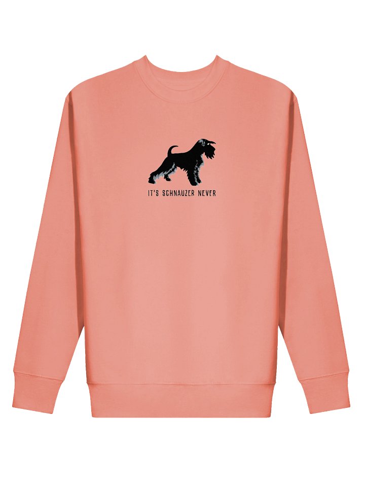 It's Schnauzer Never Sweatshirt (Embroidered) of a Miniature Schnauzer(Black) product image (16)
