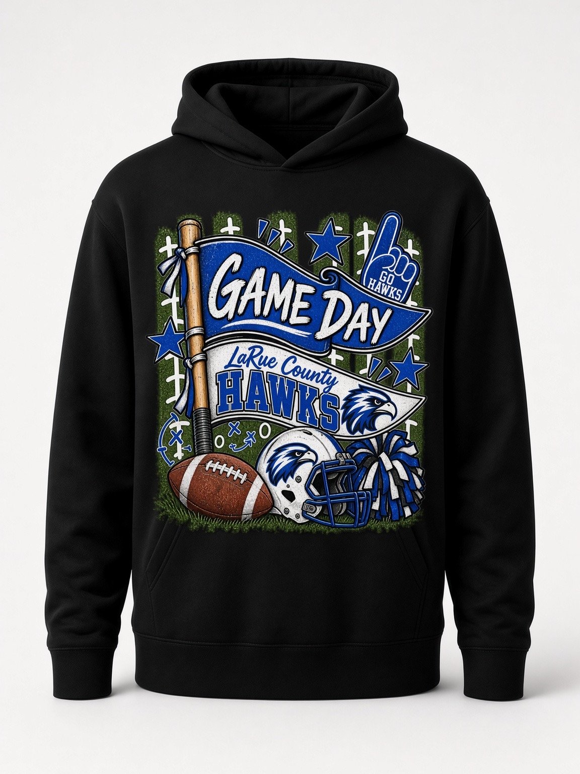 Football ball Game Day Hoodie product image (4)