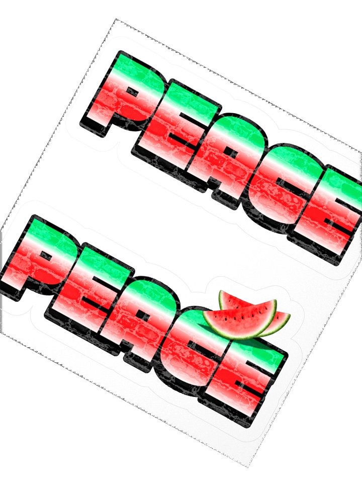 Watermelon Peace Sticker product image (5)