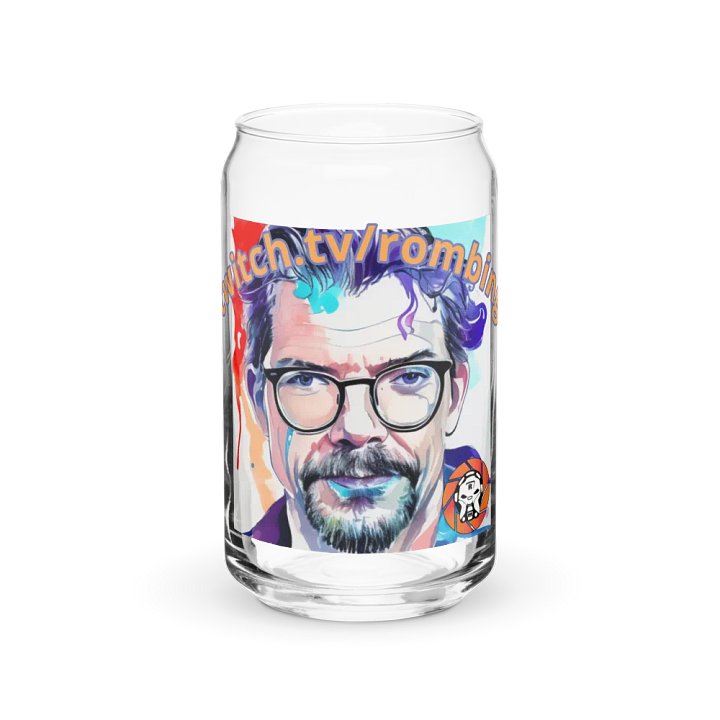 Vibrant Rombing Portrait Can-Shaped Glass product image (1)