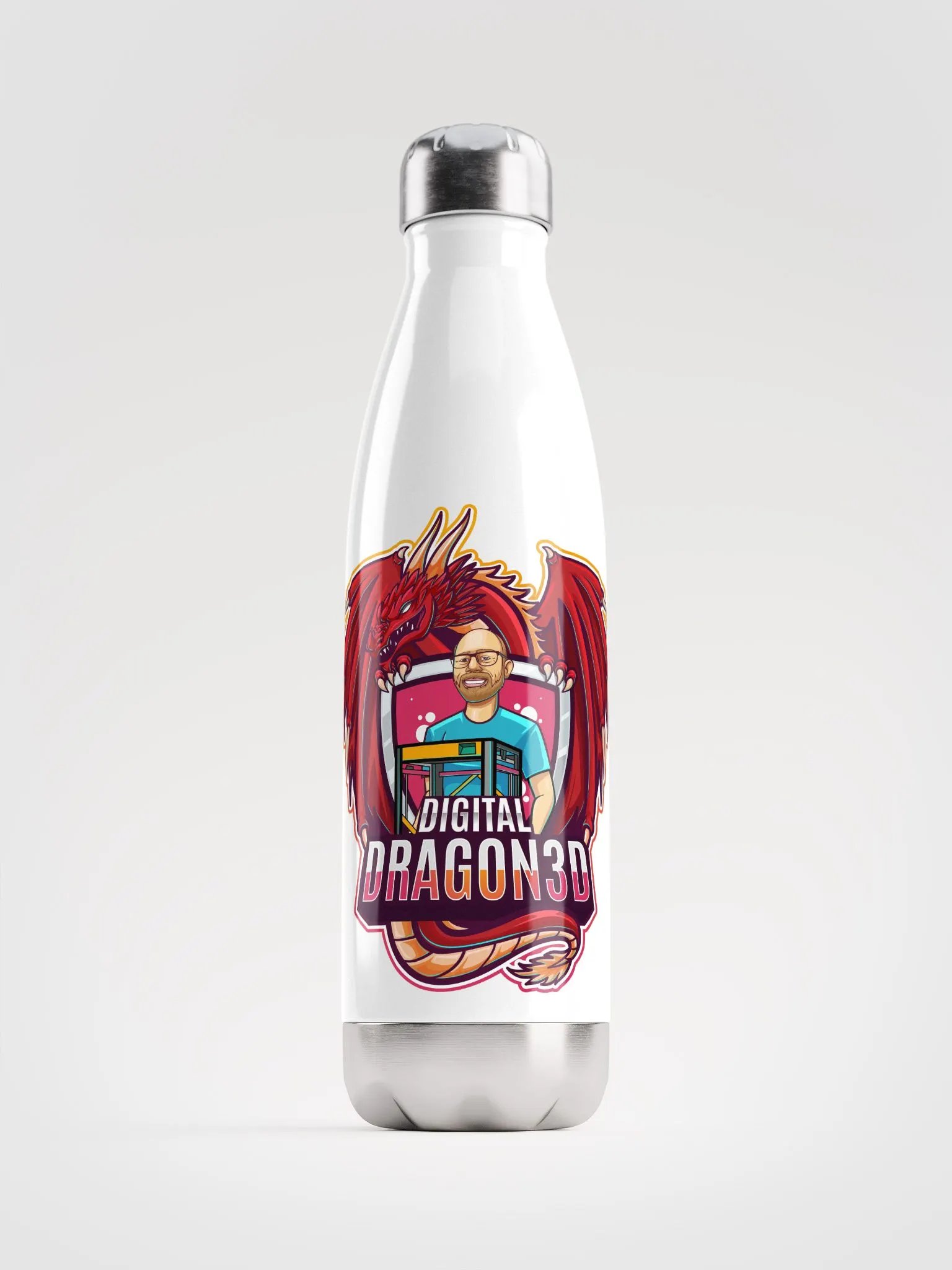 Digital Dragon 3D Water Bottle product image (1)
