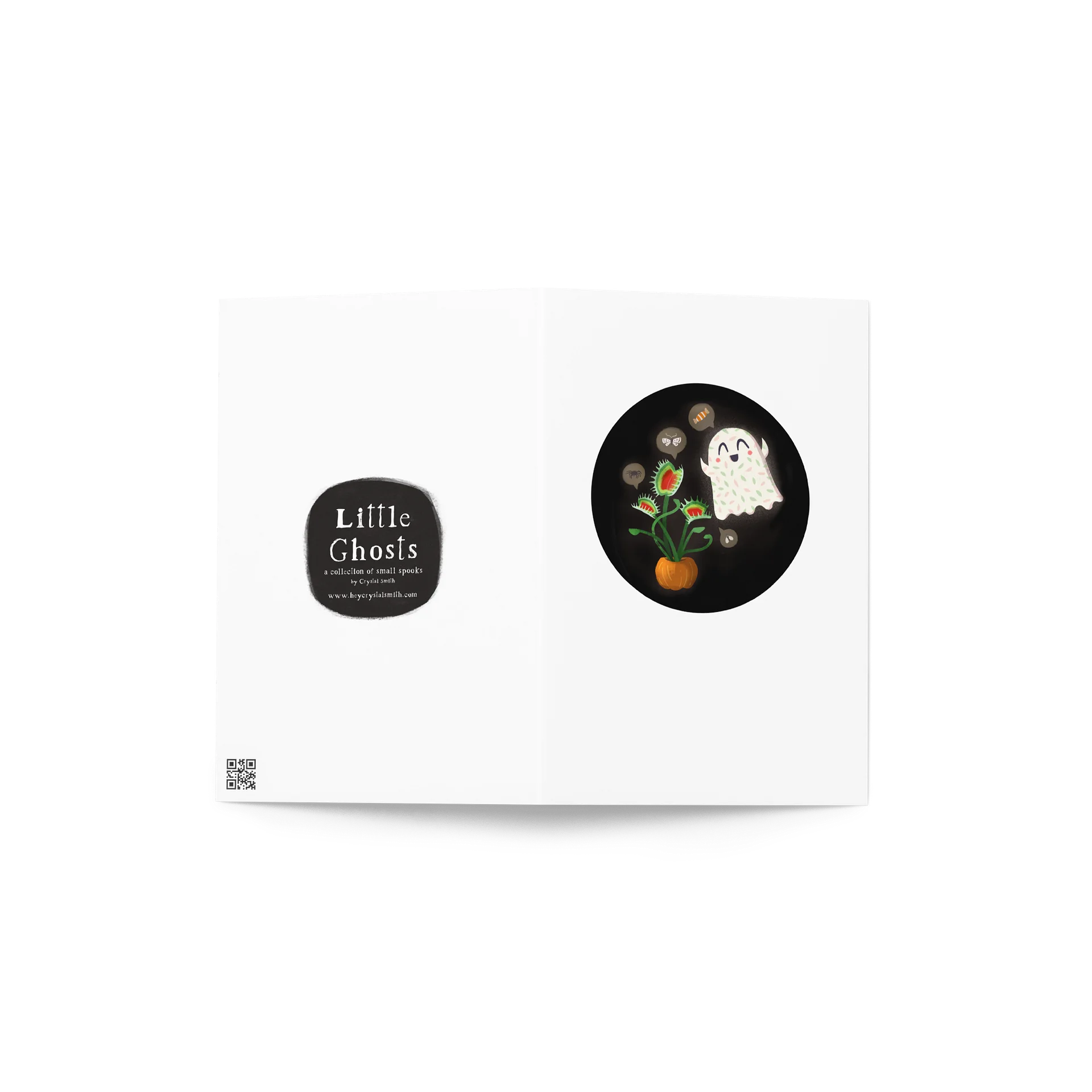 Little Ghost Plant-Lover - Greeting Card product image (4)