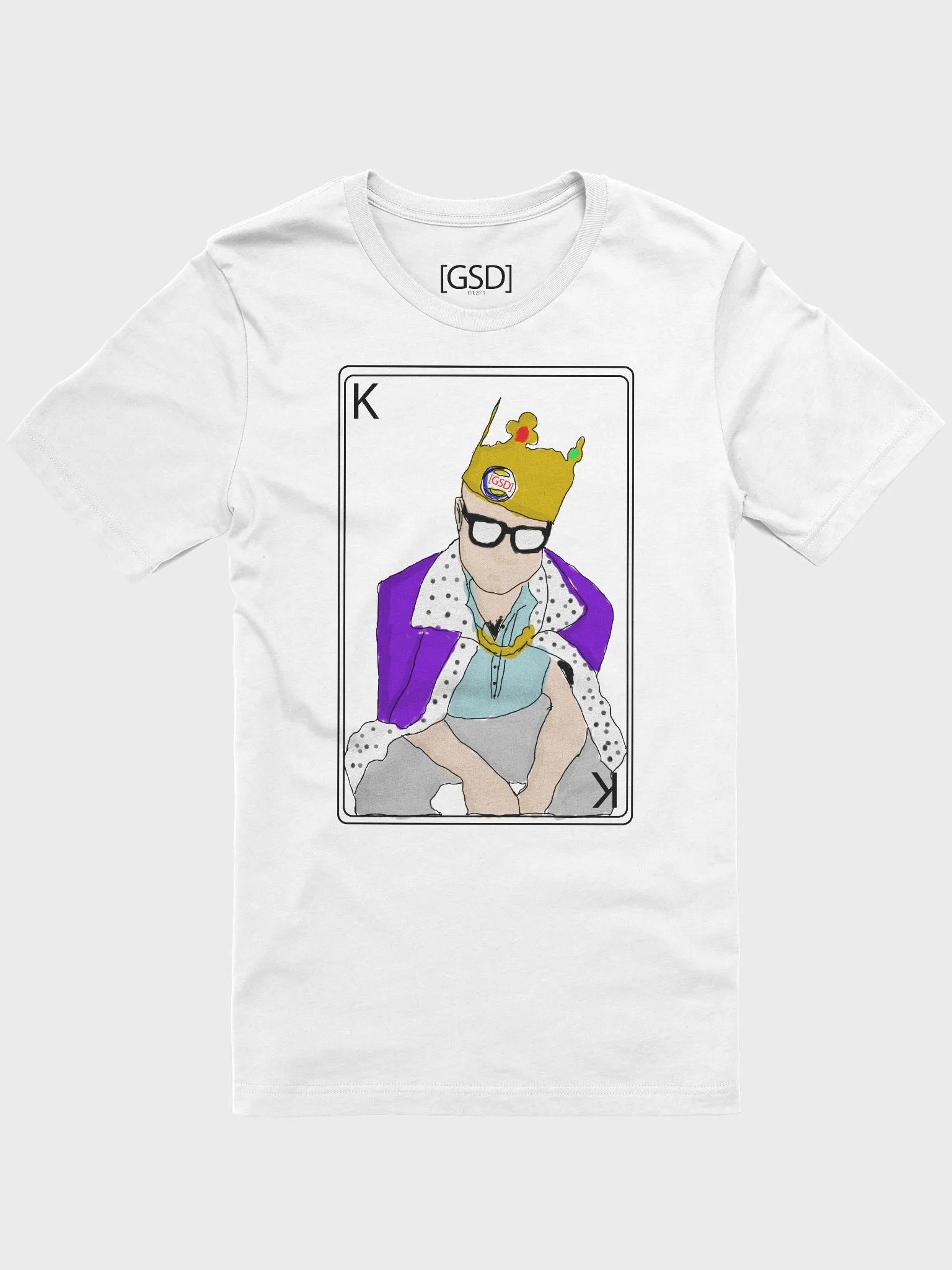 [BIG KING] t-shirt on white product image (3)