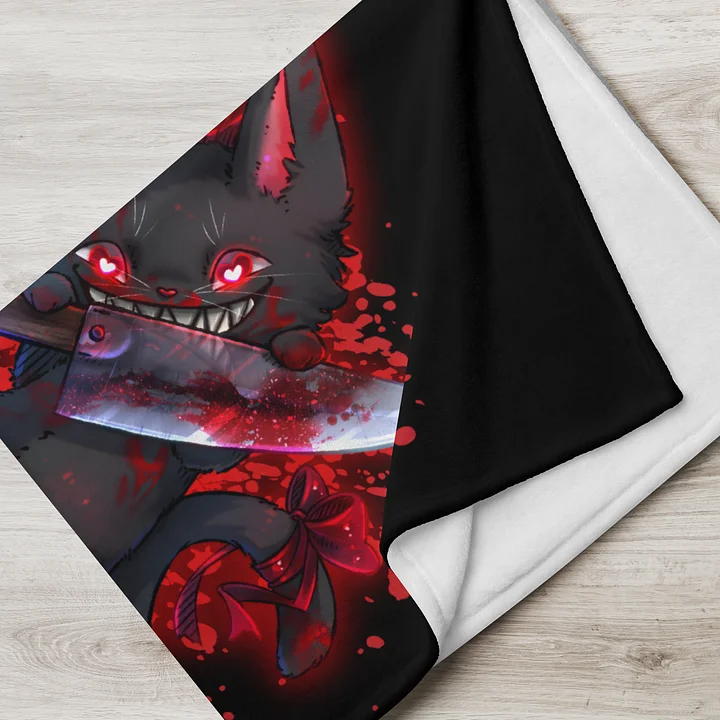 Purrfect Sweethearts | Blood Oath Cat Blanket product image (2)