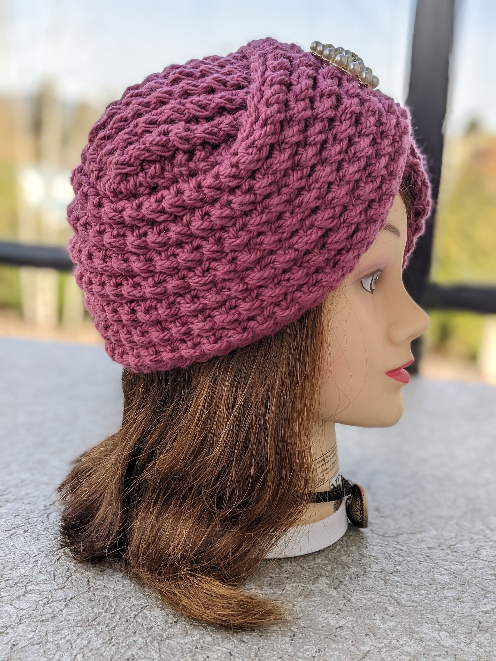 Knit Turban Hat Pattern for Beginners product image (6)