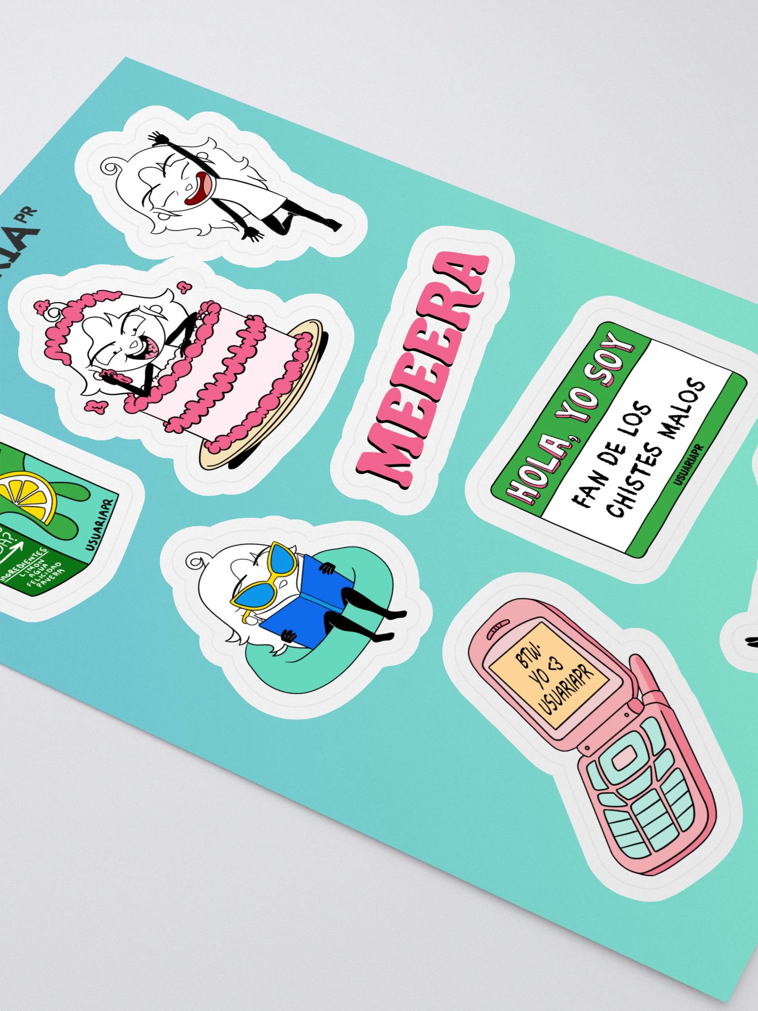 Usuariapr Sticker Sheet 2 product image (3)