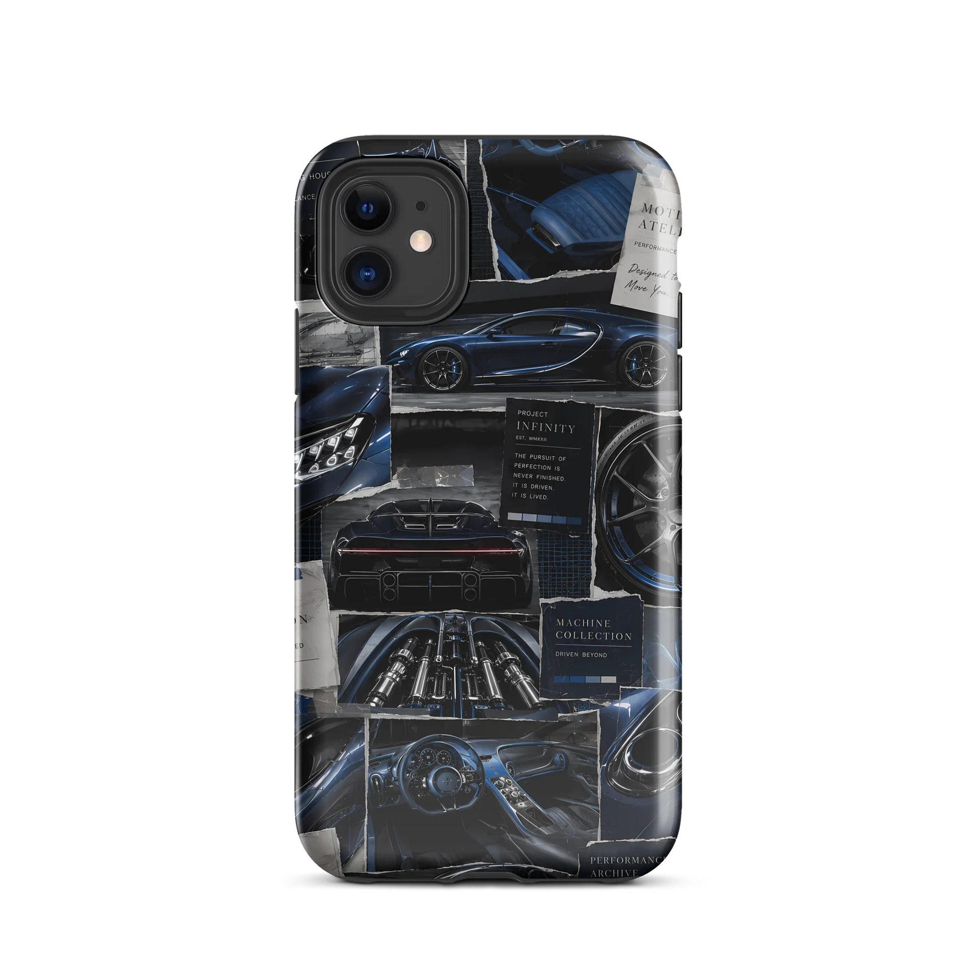 Velocity Elite Midnight Blue Collage Premium Tough Case product image (28)