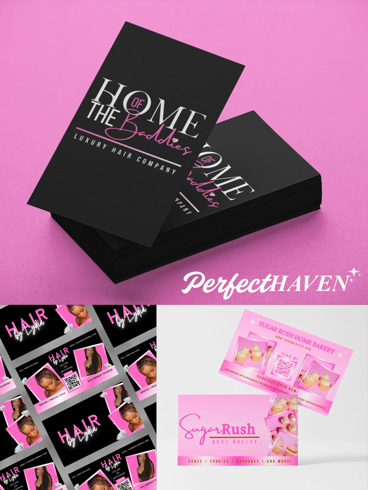 Glossy Business Cards - Round Edge Option - 15 pt. product image (2)