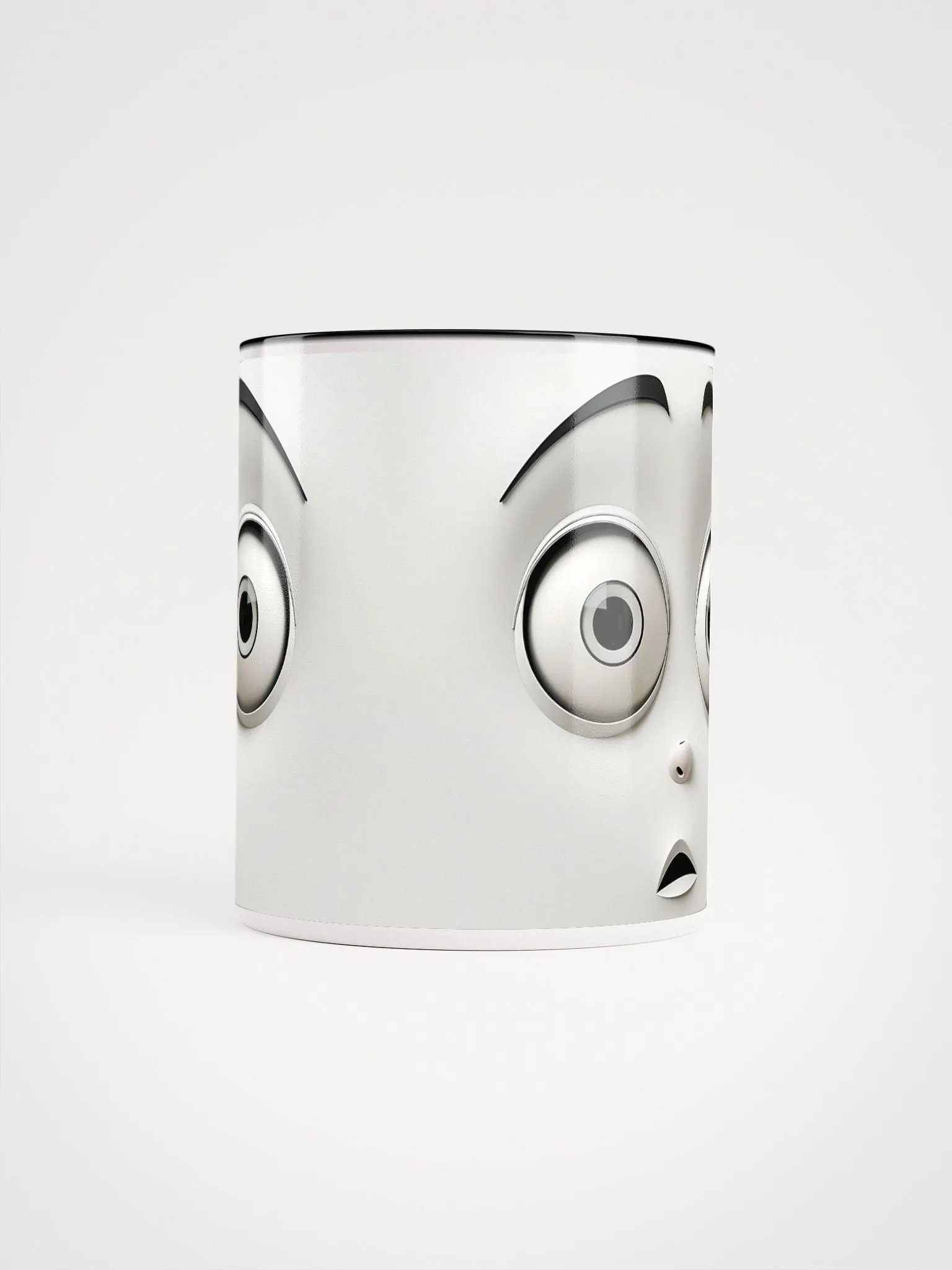 Whimsical Cartoon Face Ceramic Mug product image (9)