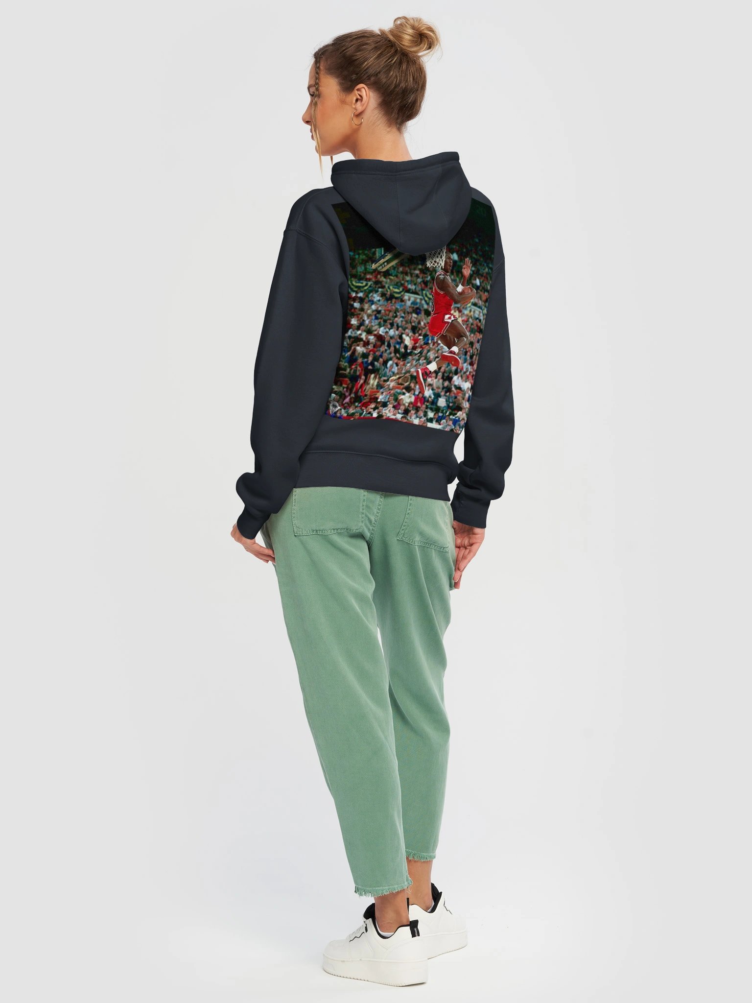 90s VINTAGE RETRO AIR JORDAN DUNK CONTEST HOODIE product image (16)