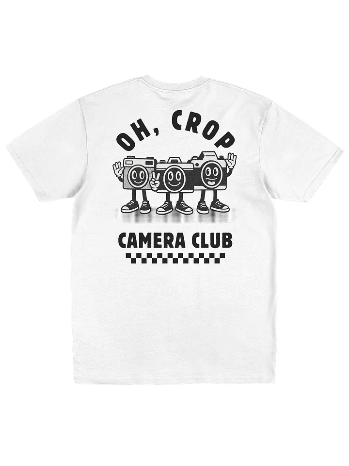 Oh Crop Camera Club Vintage Graphic Tee (White) product image (2)