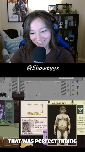 When your viewers are into it...

#papersplease #goofy #gamergirl #livestream #twitch
