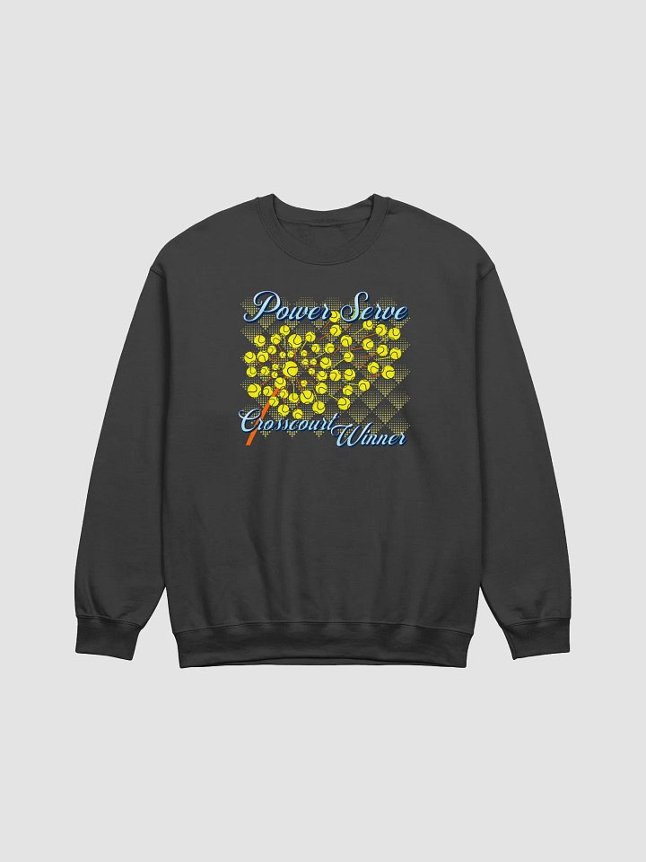 Dandelion Tennis Power Serve Crosscourt Winner Crewneck Sweatshirt product image (1)