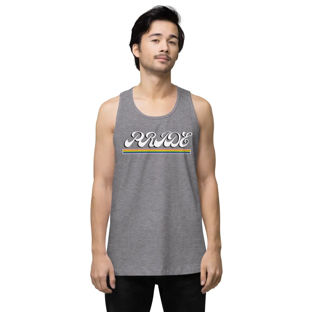 Simple Pride Script Tee with LGBTQIA+ Colors product image (26)