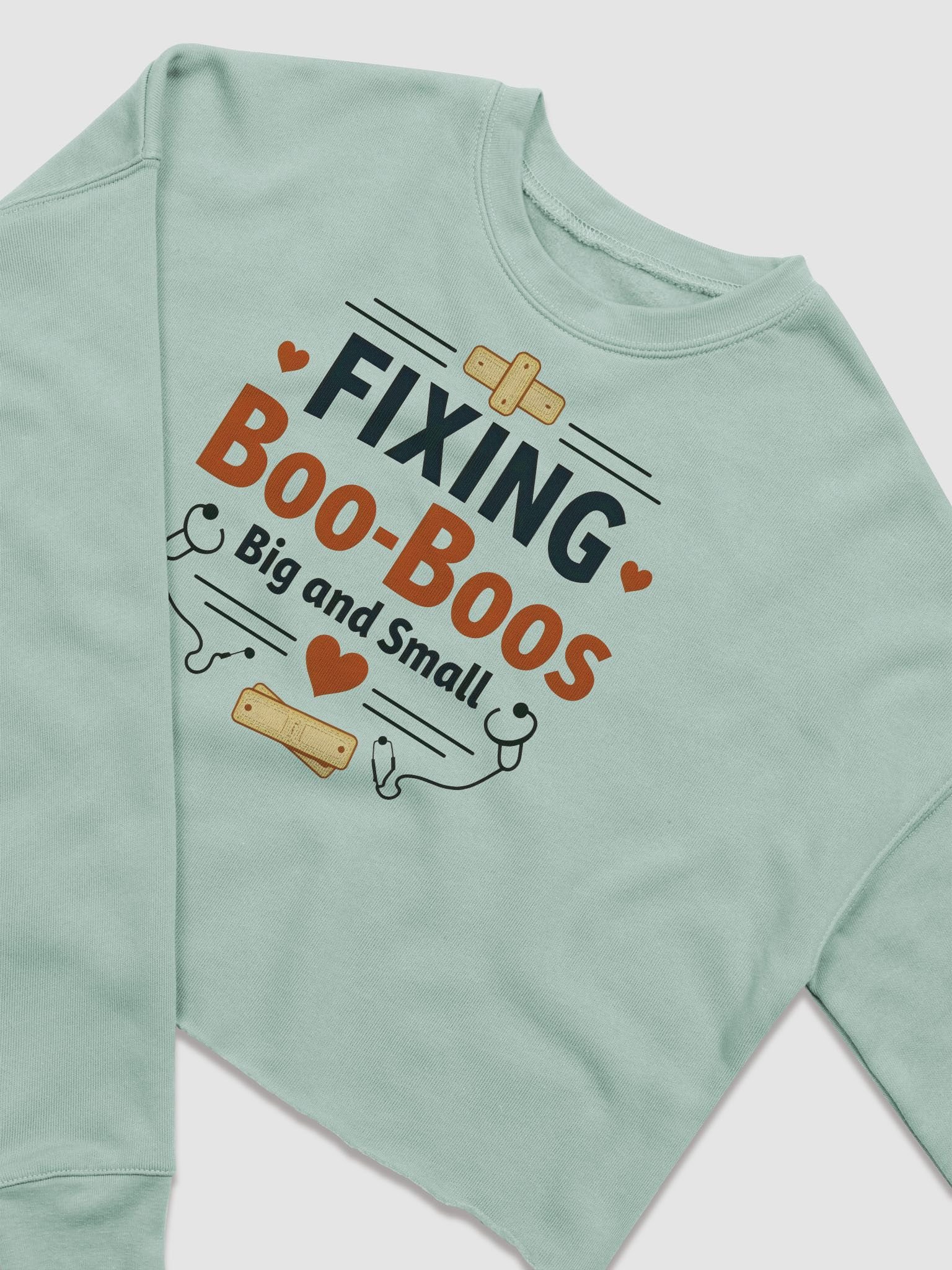 Boo-Boo Fixer Crop Sweatshirt product image (5)